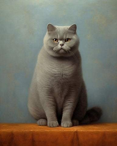 British Shorthair Cat - Art Print