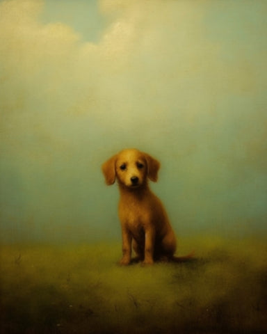 Brown Puppy - Art Print