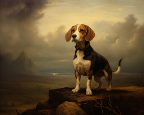 Beagle Landscape - Art Print