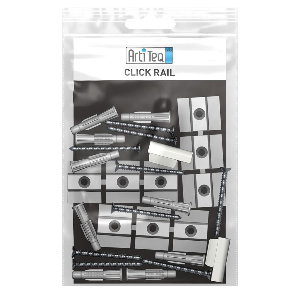 3m ARTITEQ Click Rail Fastener Kit - WHITE – The Picture Box