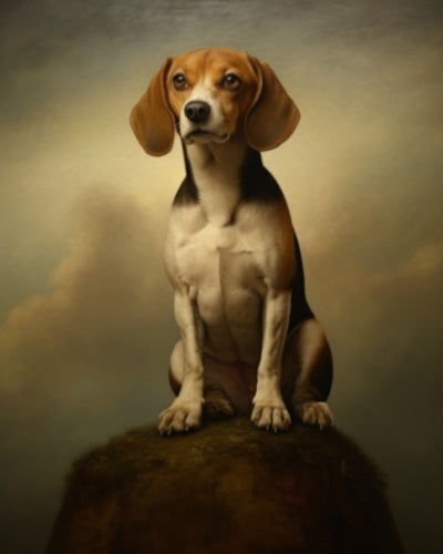 Beagle Portrait - Art Print