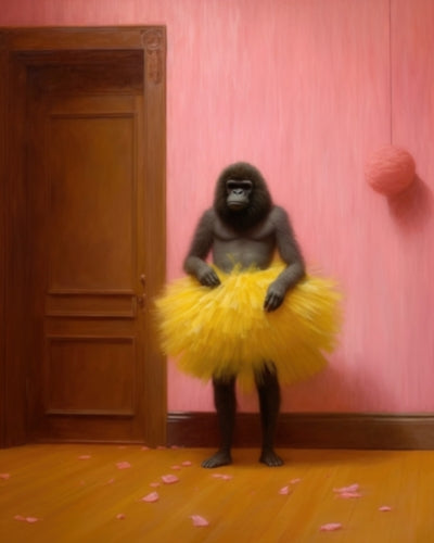 Gorilla in a Yellow Tutu