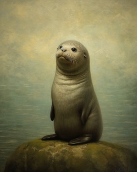 Baby Seal - Art Print