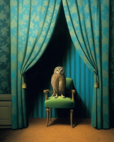 Owl in the Waiting Room