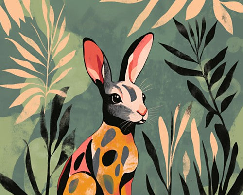 Sage Rabbit - Art Print – The Picture Box
