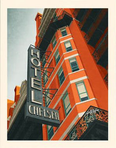 Chelsea Hotel Art Print