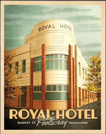 Royal Hotel Footscray Art Print