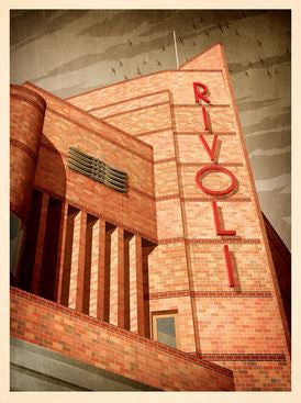 Rivoli Theatre, Camberwell Art Print